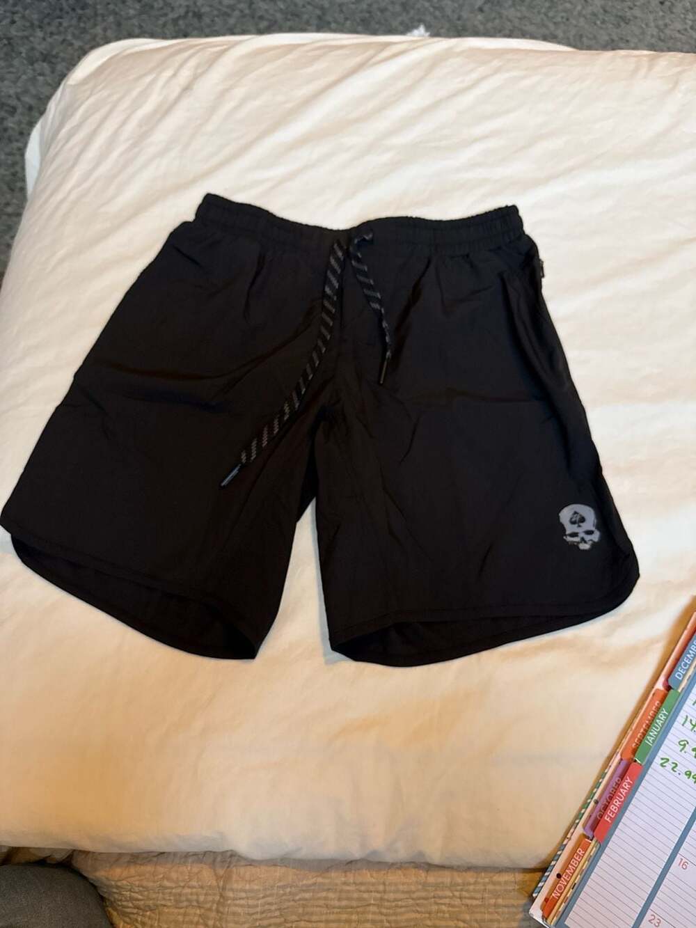 Zero Foxtrot Men's Training Shorts in black, Size Medium. NEW